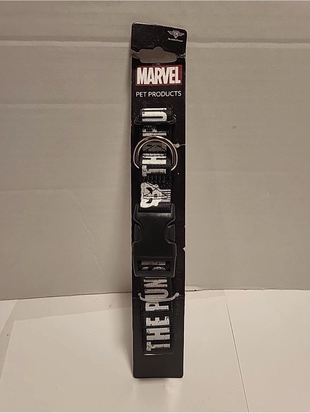 Marvel The Punisher Graphic Print Dog Collar Large 15"-26" Neck Adjustable NEW!!